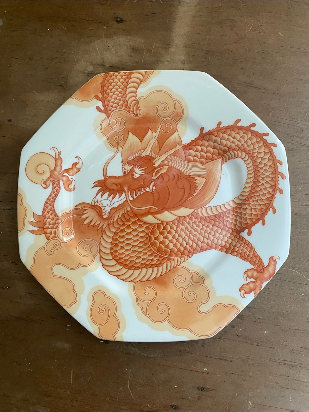 Mikasa Narumi Japan Bone China 'Mythology Terracotta' Octagonal Plate